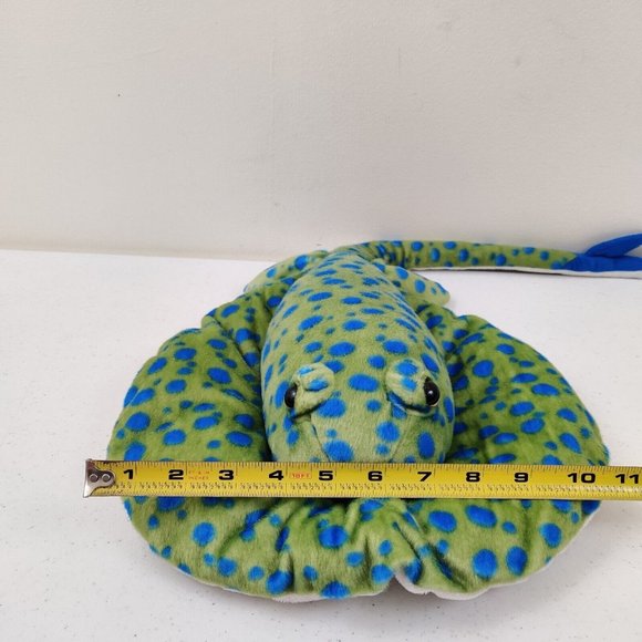 Wild Republic Plush Stuffed Adult Blue Spot Stingray Soft Ocean Fish Aquatic - Picture 10 of 10